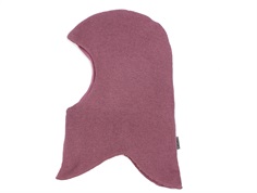 CeLaVi mellow mauve melange wool/cotton balaclava